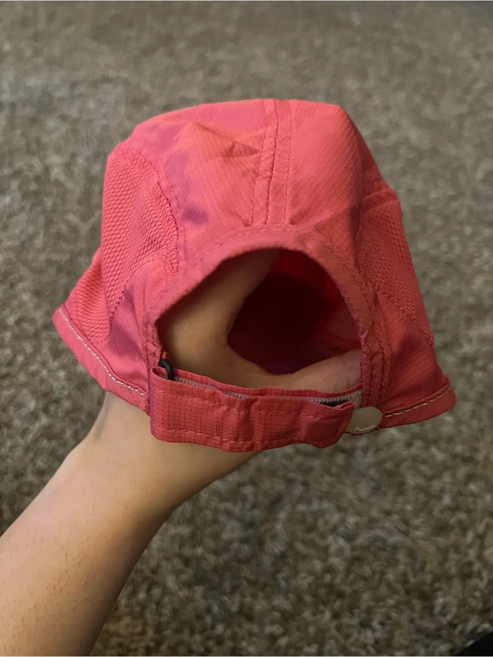 Vintage Y2K Pink Nike Daybreak “The Runners Company” 5-Panel Running Cap